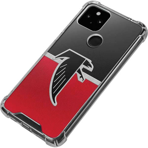 NFL Atlanta Falcons Vintage Google Pixel 5 Clear Case
